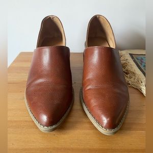 Universal Thread Cognac Brown Ankle Booties - Size 11